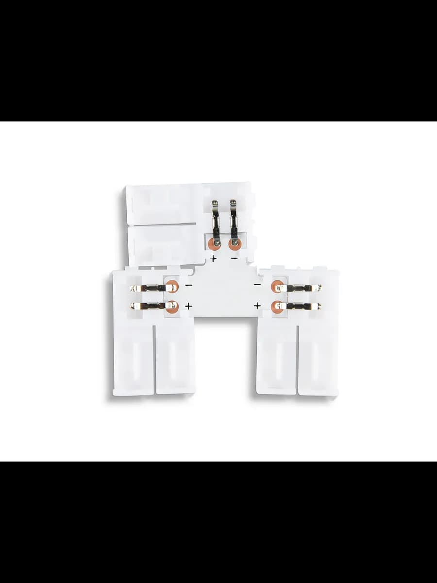 Соединитель T для светодиодной ленты 2835 12/24V (2 конт.)