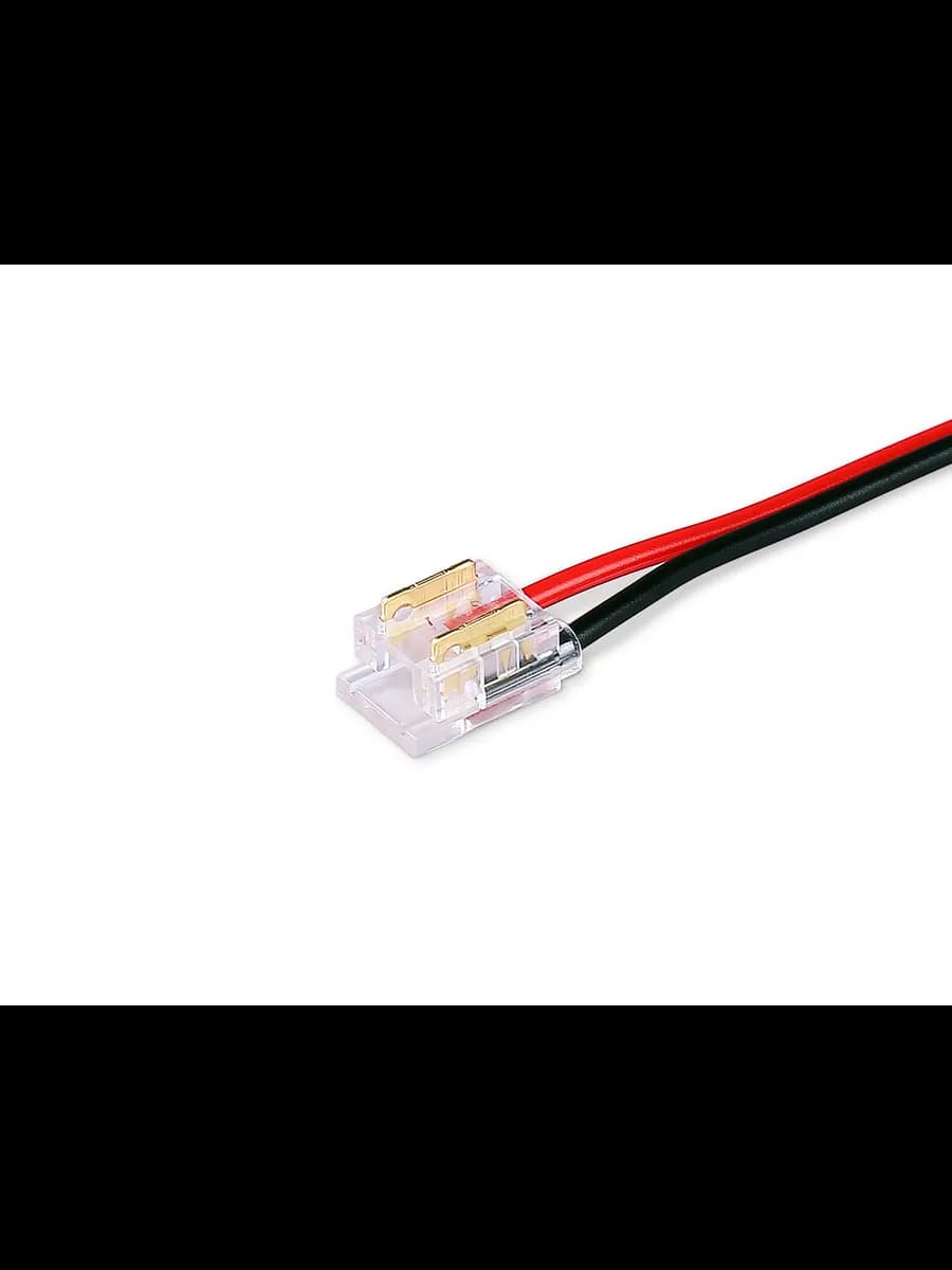 Соединитель гибкий односторонний COB 12/24V для лент 8/10mm фото 1