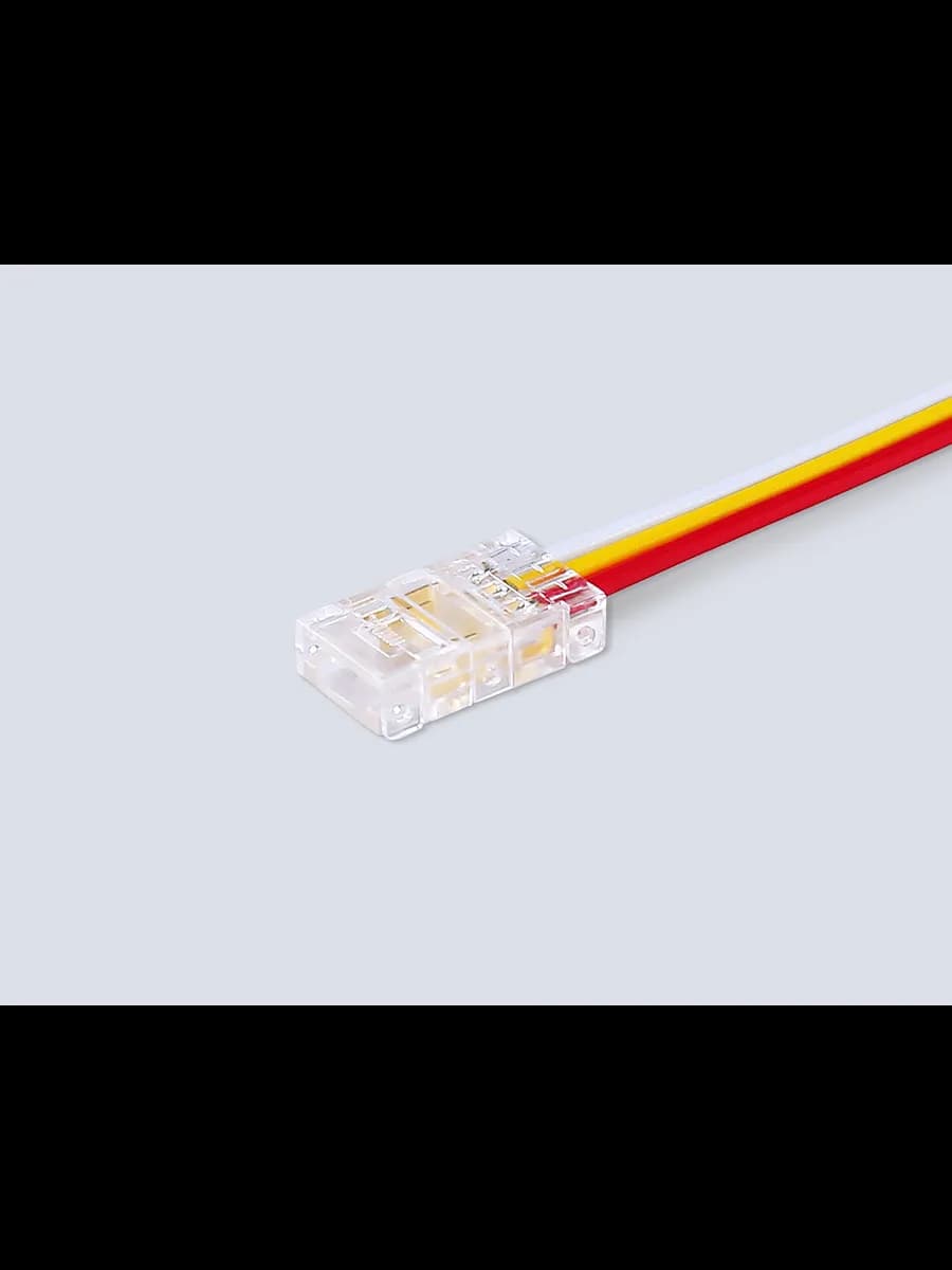 Соединитель гибкий односторонний COB CCT 12/24V для лент 8mm фото 2