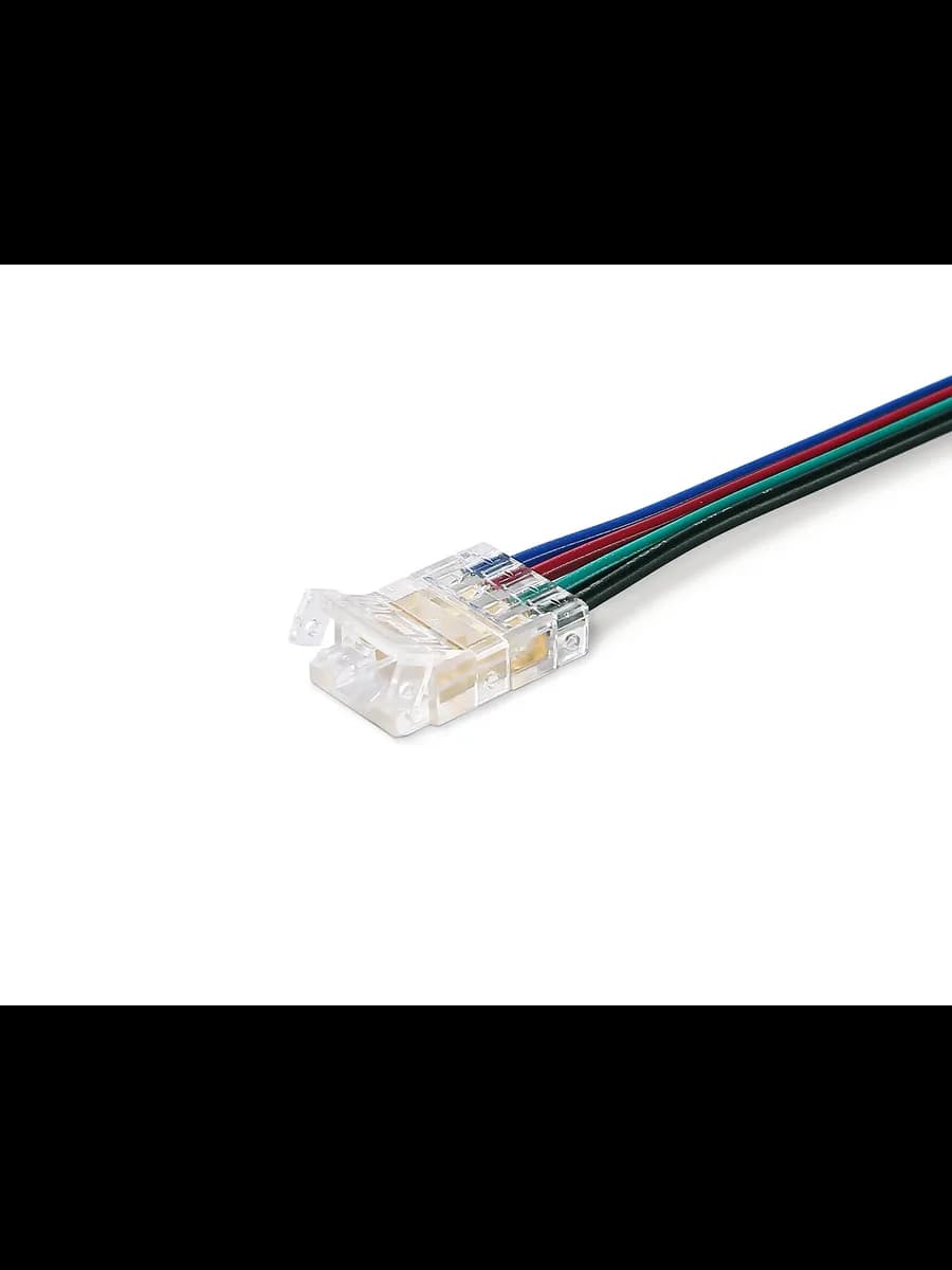 Соединитель гибкий односторонний COB RGB 12/24V для лент