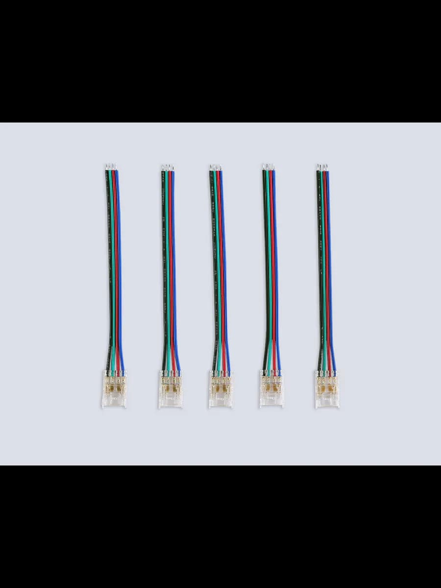 Соединитель гибкий односторонний COB RGB 12/24V для лент фото 3