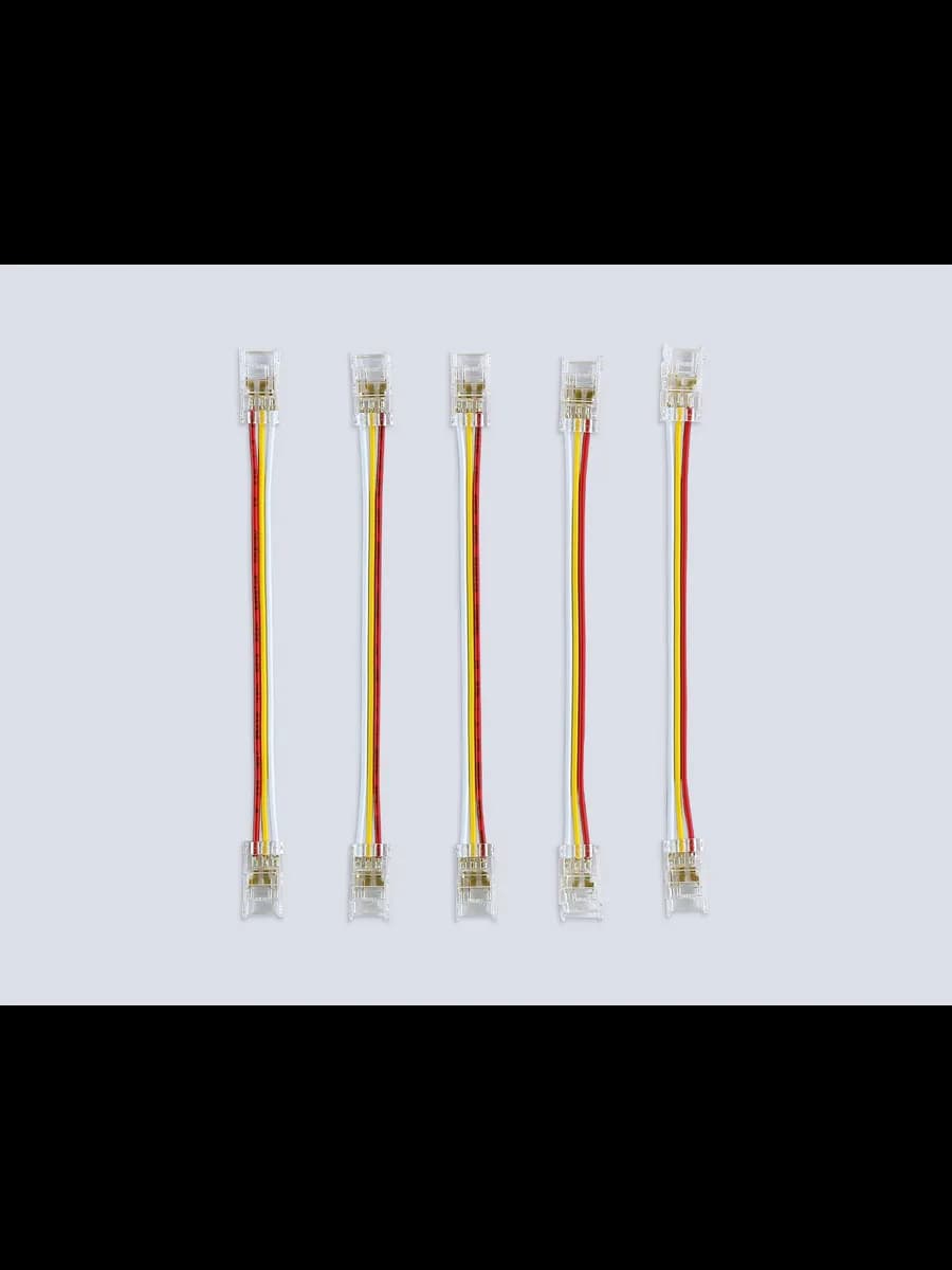 Соединитель гибкий двухсторонний COB CCT 12/24V для лент 8mm фото 3