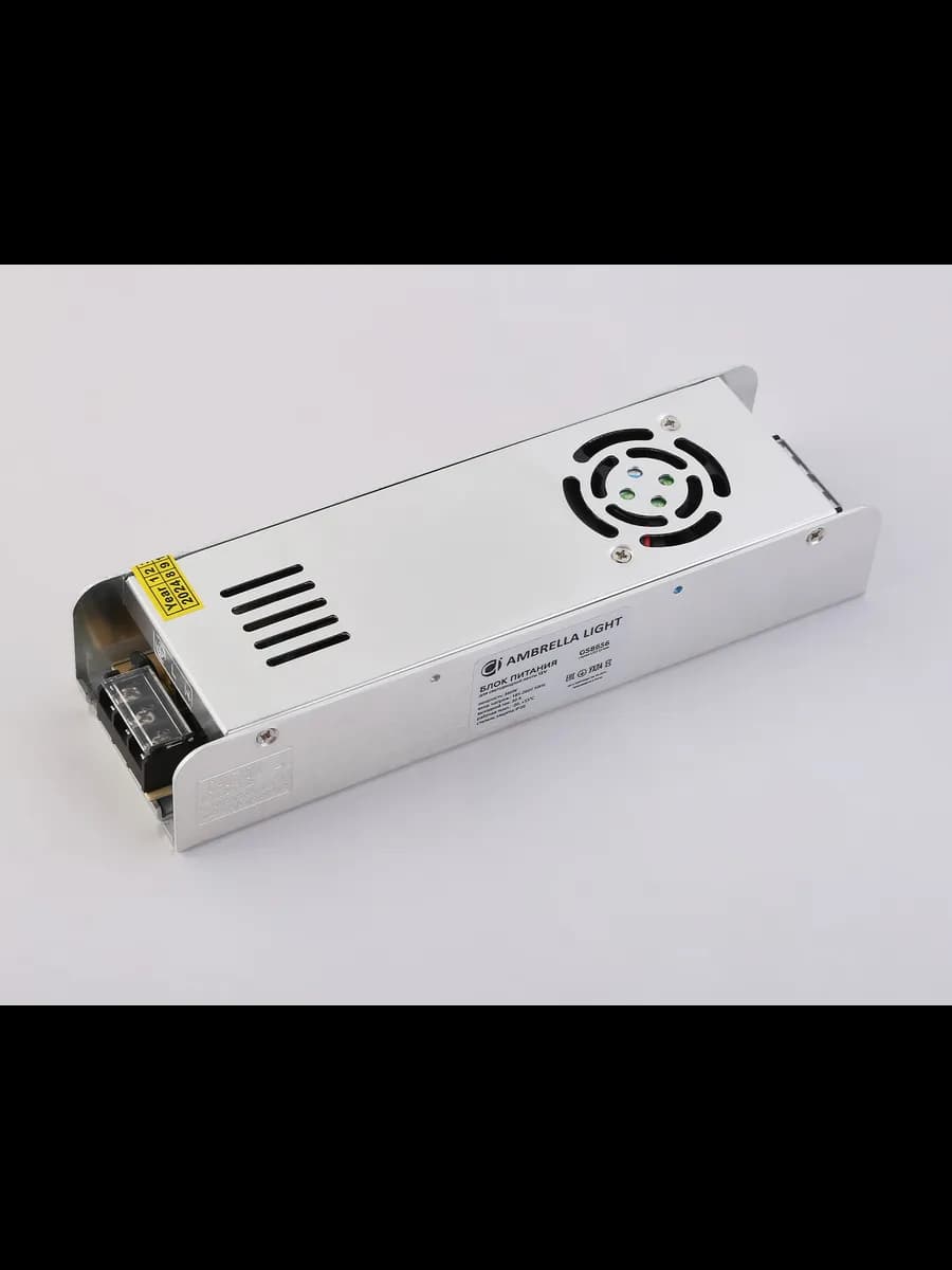 Блок питания с EMC для светодиодной ленты 12V 360W 30A IP20 фото 4