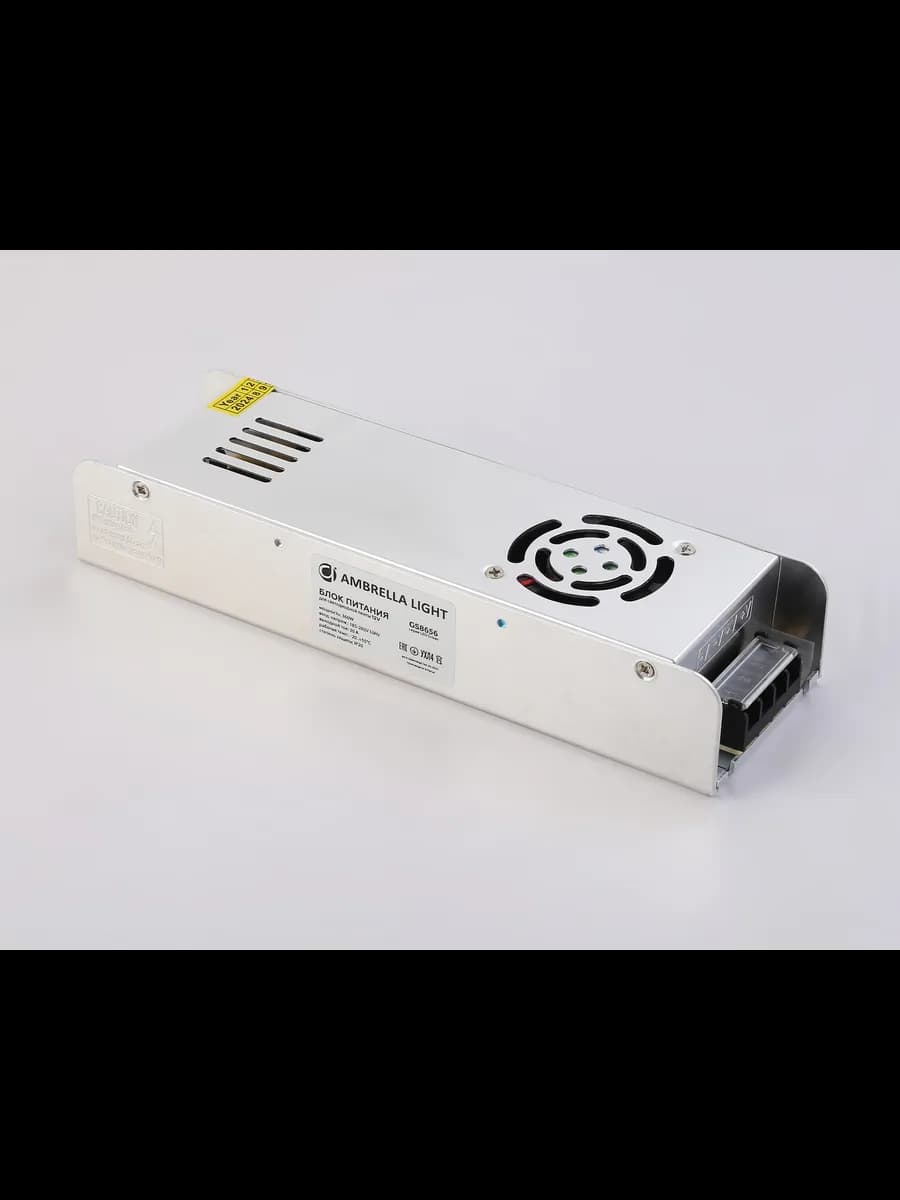 Блок питания с EMC для светодиодной ленты 12V 360W 30A IP20 фото 5