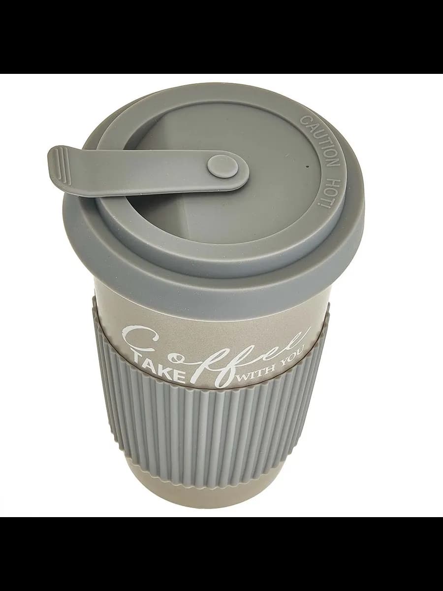Стаканы Стакан для кофе и чая с крышкой Coffee (450 мл) в... фото 3