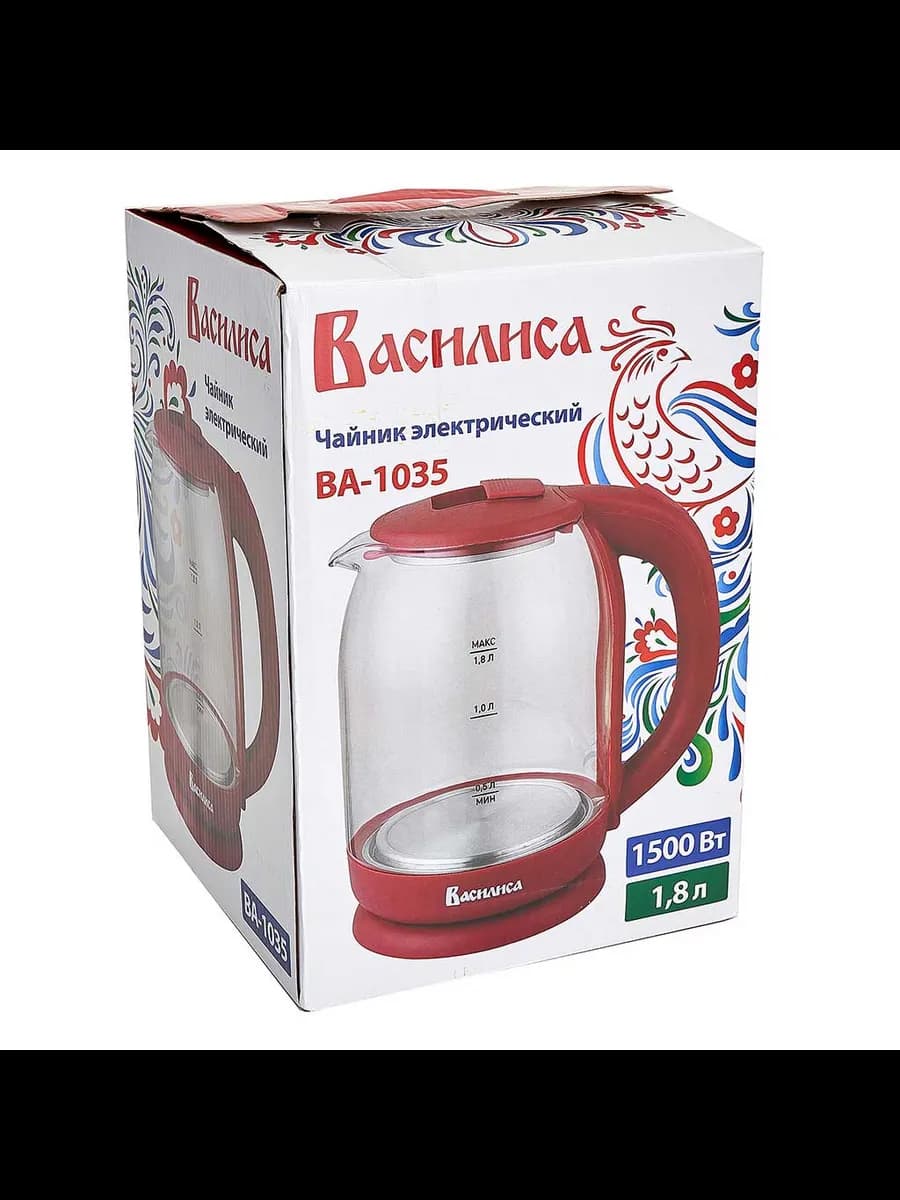 Чайники электрические Чайник ВАСИЛИСА ВА-1035, корпус из... фото 2