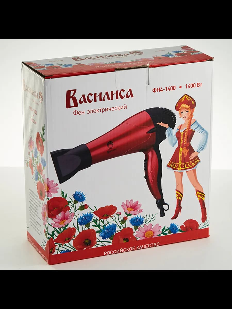 Фены Фен ВАСИЛИСА ФН4-1400 : ХОЛОДНЫЙ ВОЗДУХ, 1400Вт, чер... фото 2