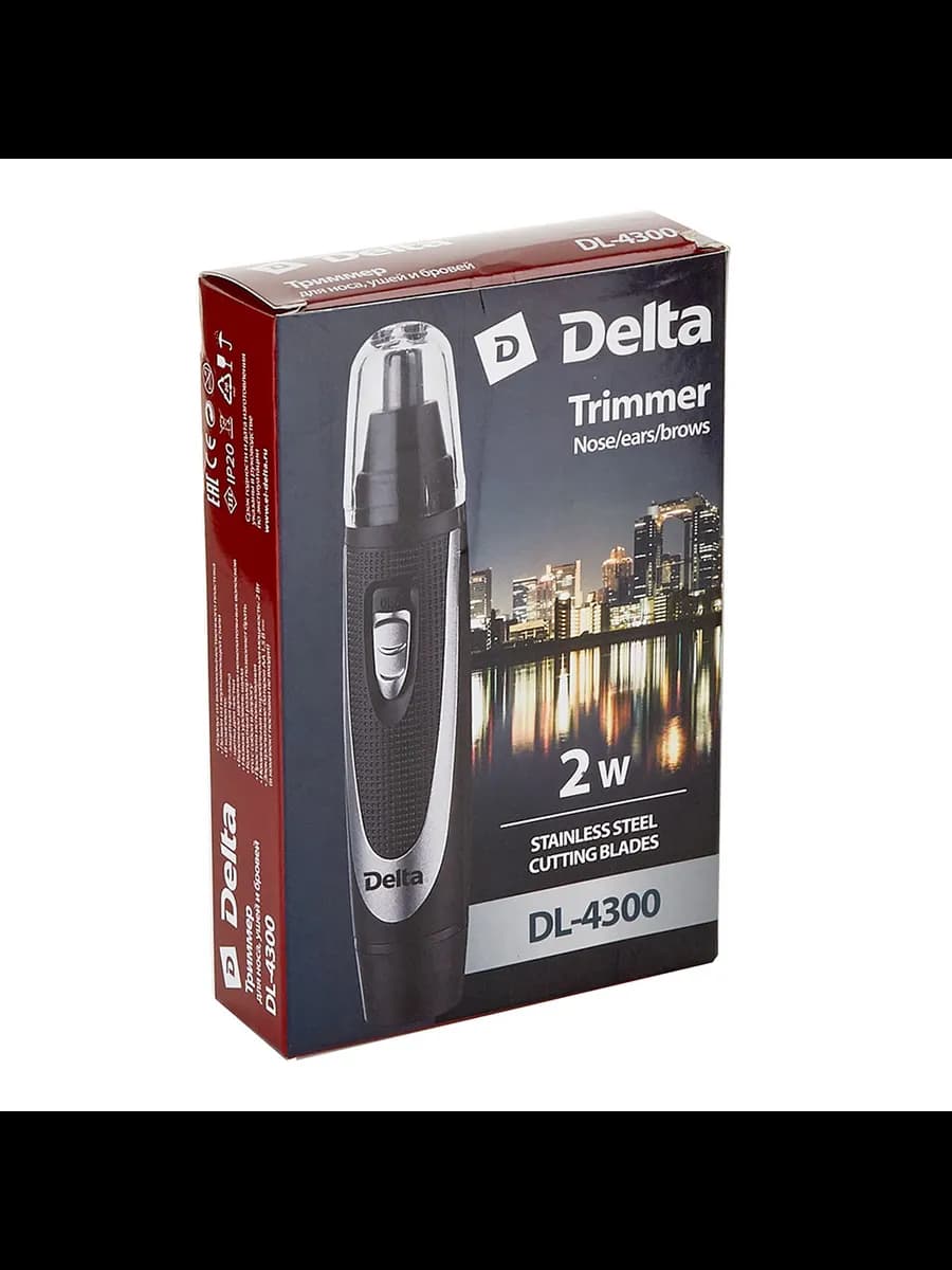 Триммеры Триммер для носа,ушей и бровей DELTA DL-4300 чер... фото 4