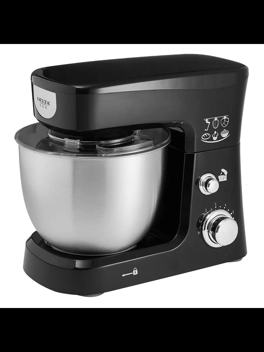 Миксеры Миксер планетарный DELTA LUX DE-7900Р черный : 10...