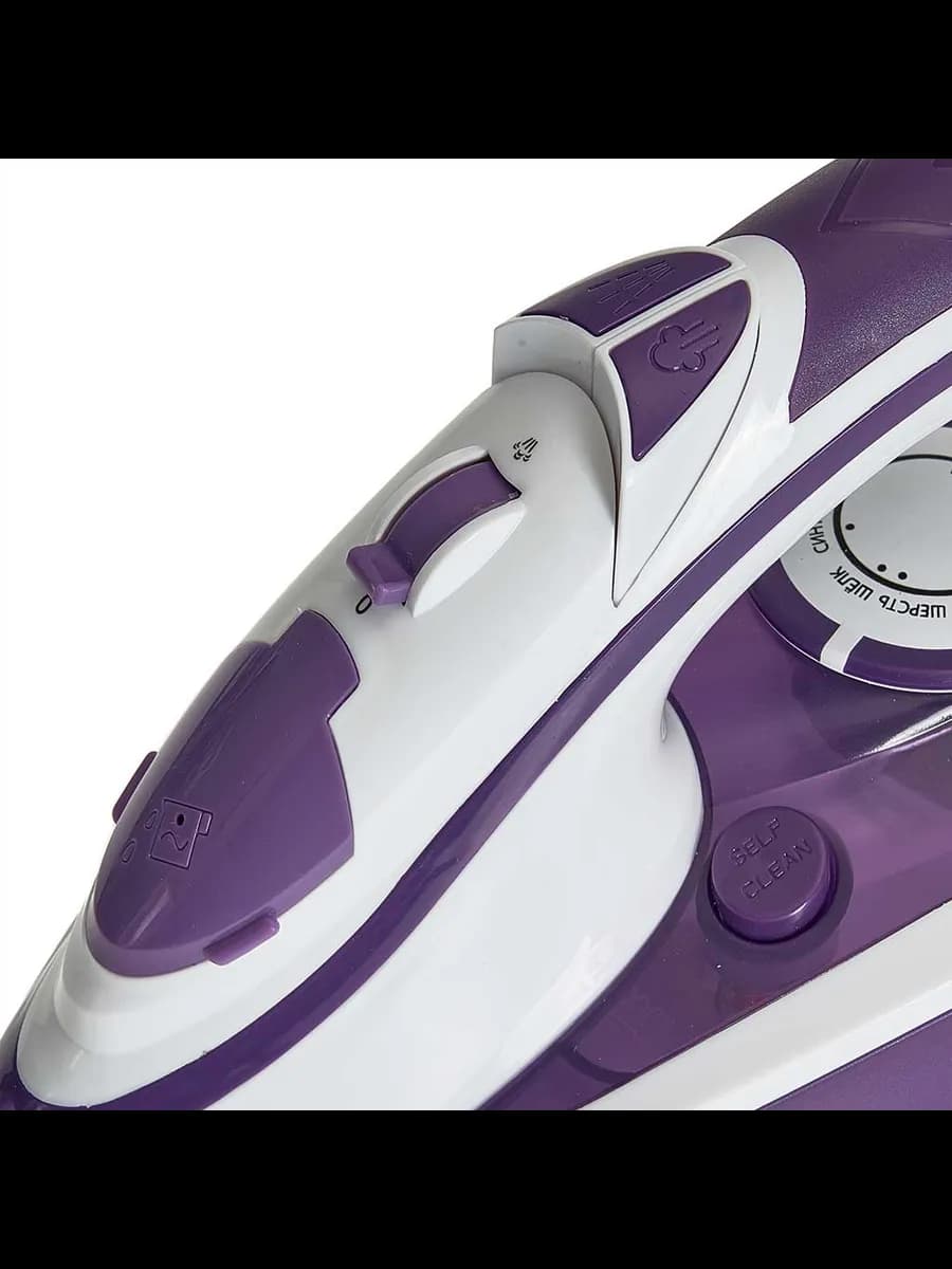 Утюги Утюг DELTA LUX DL-352 белый с фиолетовым: 2200 Вт,... фото 2