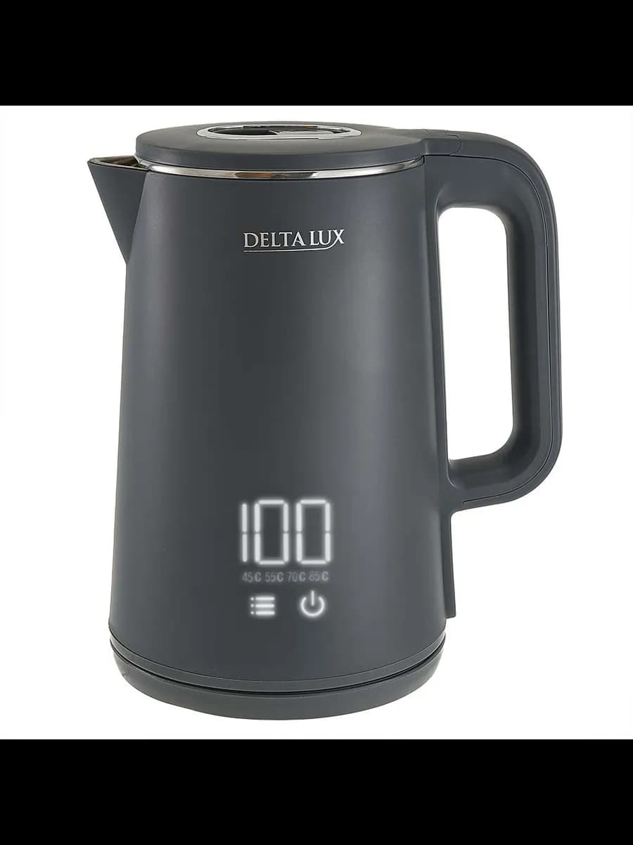 Чайники электрические Чайник DELTA LUX DE-1023, ДВОЙНОЙ К...
