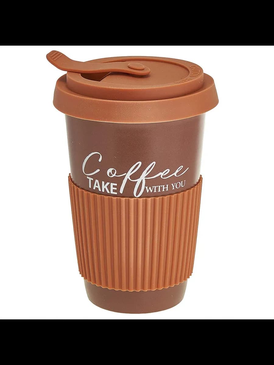 Стаканы Стакан для кофе и чая с крышкой Coffee (450 мл) в...