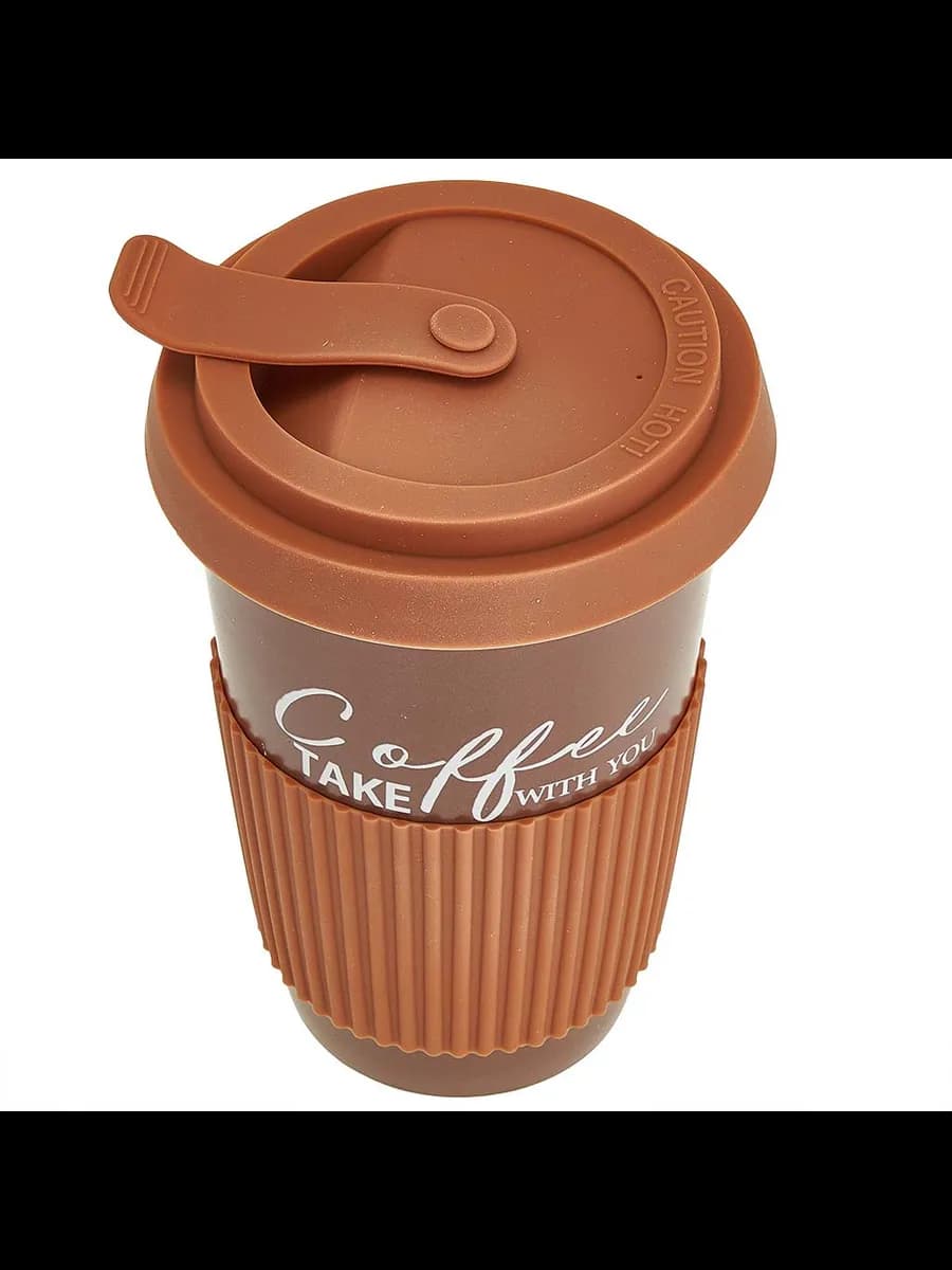 Стаканы Стакан для кофе и чая с крышкой Coffee (450 мл) в... фото 3