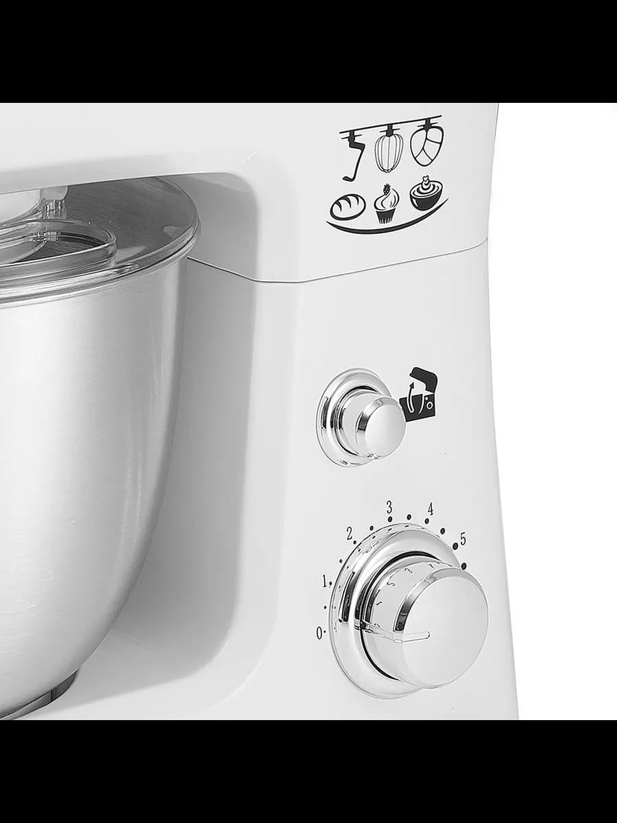 Миксеры Миксер планетарный DELTA LUX DE-7900Р белый/ белы... фото 2