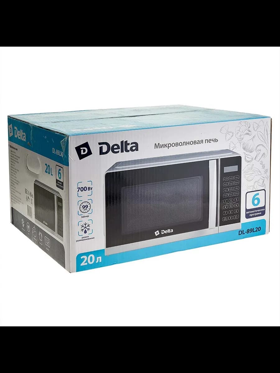 Микроволновые печи Микроволновая печь DELTA DL-89L20 белы... фото 4