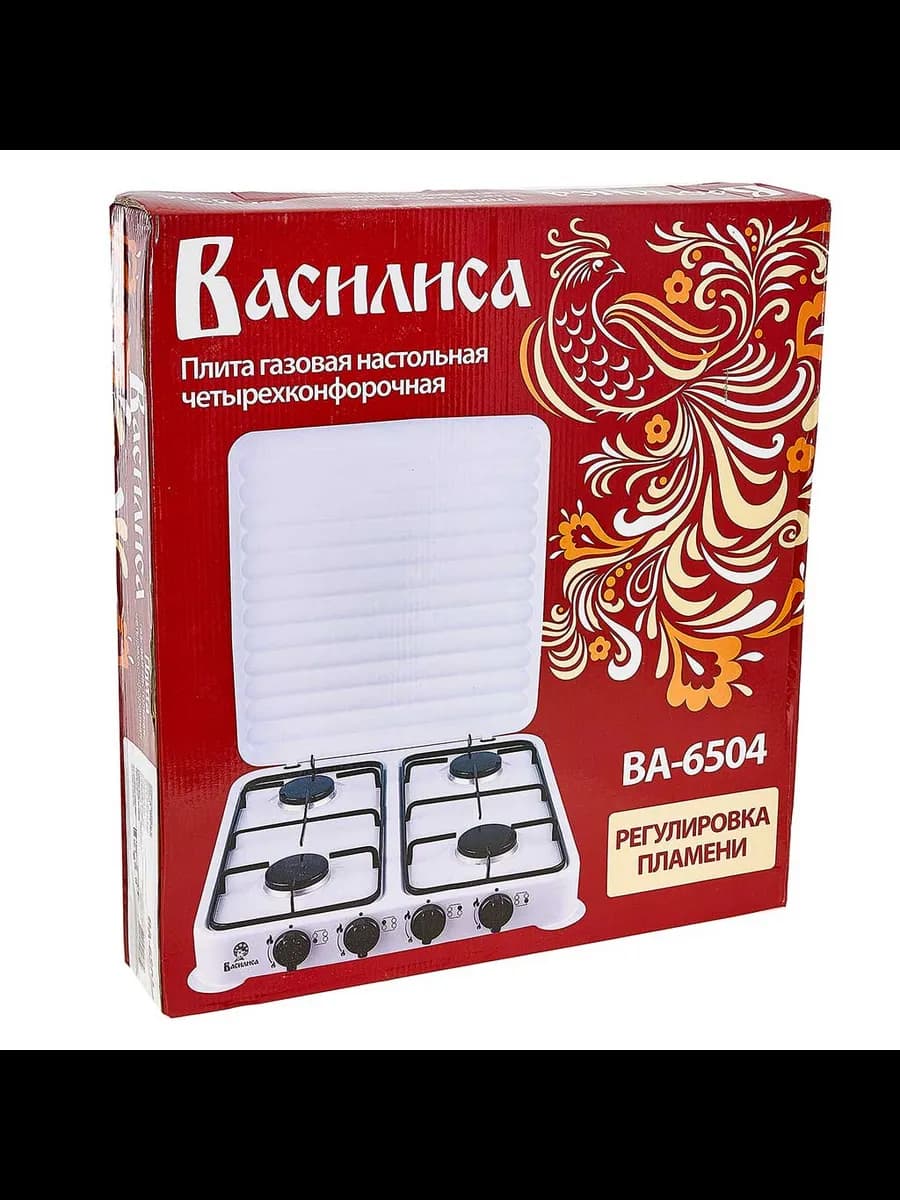 Плиты настольные Газ. плита ВАСИЛИСА ВА-6504 четырехконфо... фото 3