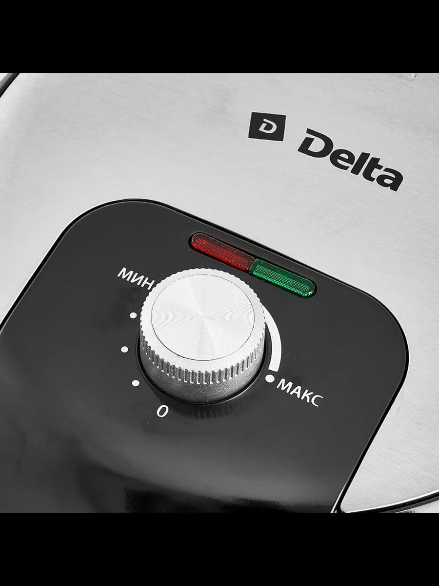 Вафельницы Вафельница ВЕНСКАЯ DELTA DL-056 : черный,1000В... фото 4