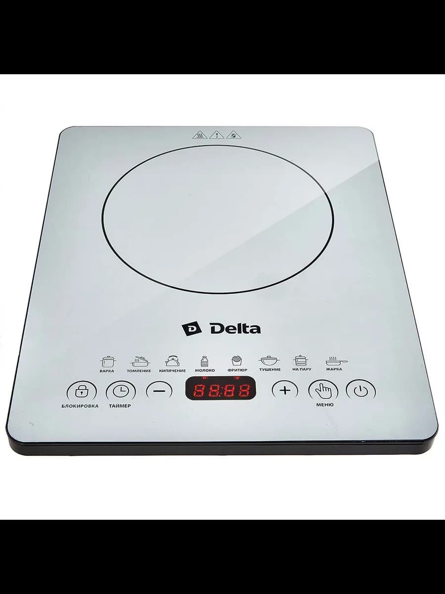Плиты настольные Индукционная плита DELTA 2000Вт, белый:... фото 3