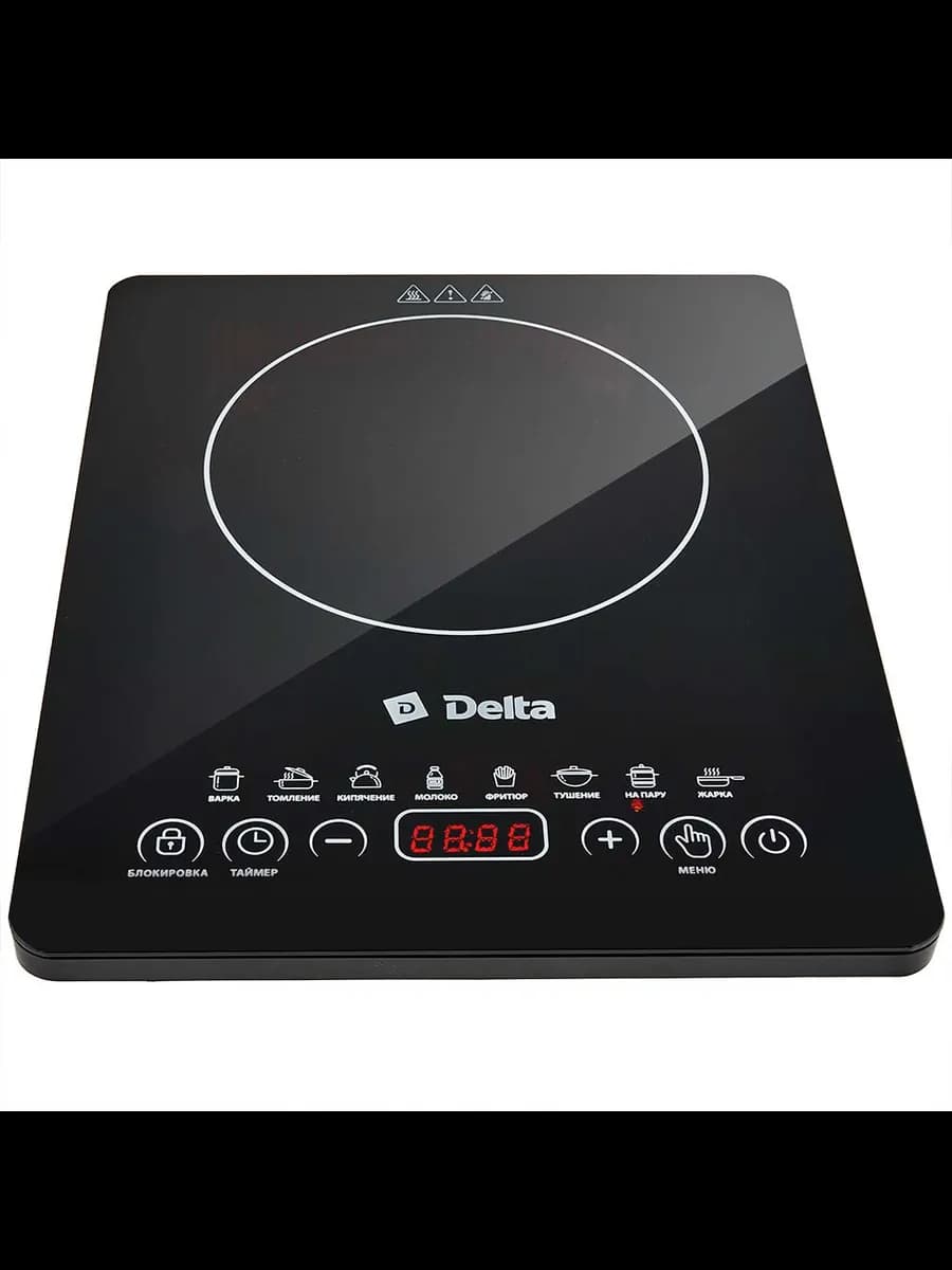 Плиты настольные Индукционная плита DELTA 2000Вт, черный:... фото 3