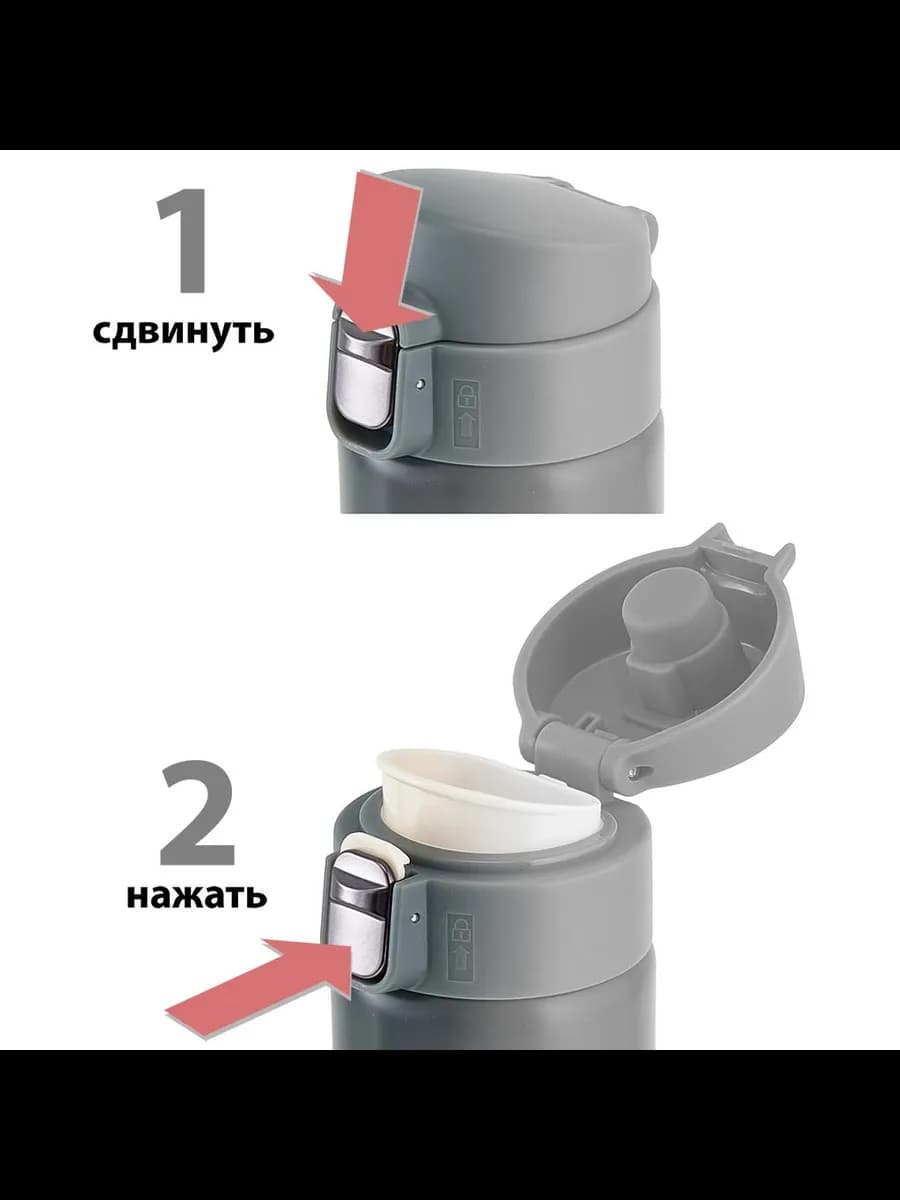 Термокружки ALPENKOK AK-04820A Термокружка вакуумная 480... фото 4