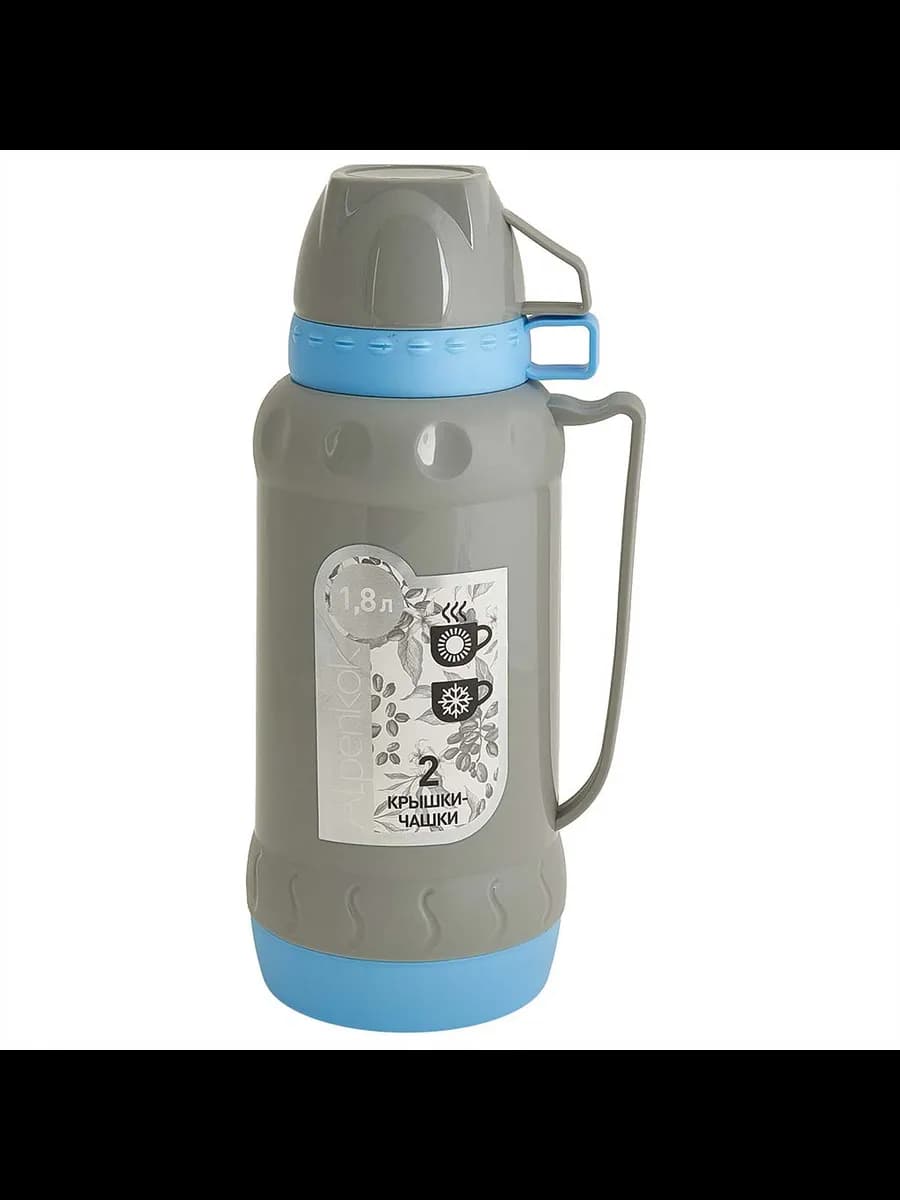 Термосы ALPENKOK AK-10107S Термос со стеклянной колбой 1,...