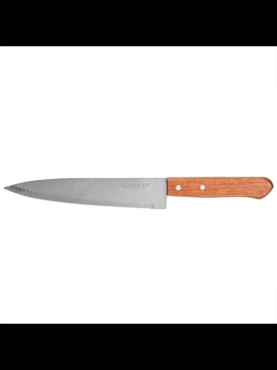 Ножи кухонные Большой поварской нож из нерж стали WOOD 8...
