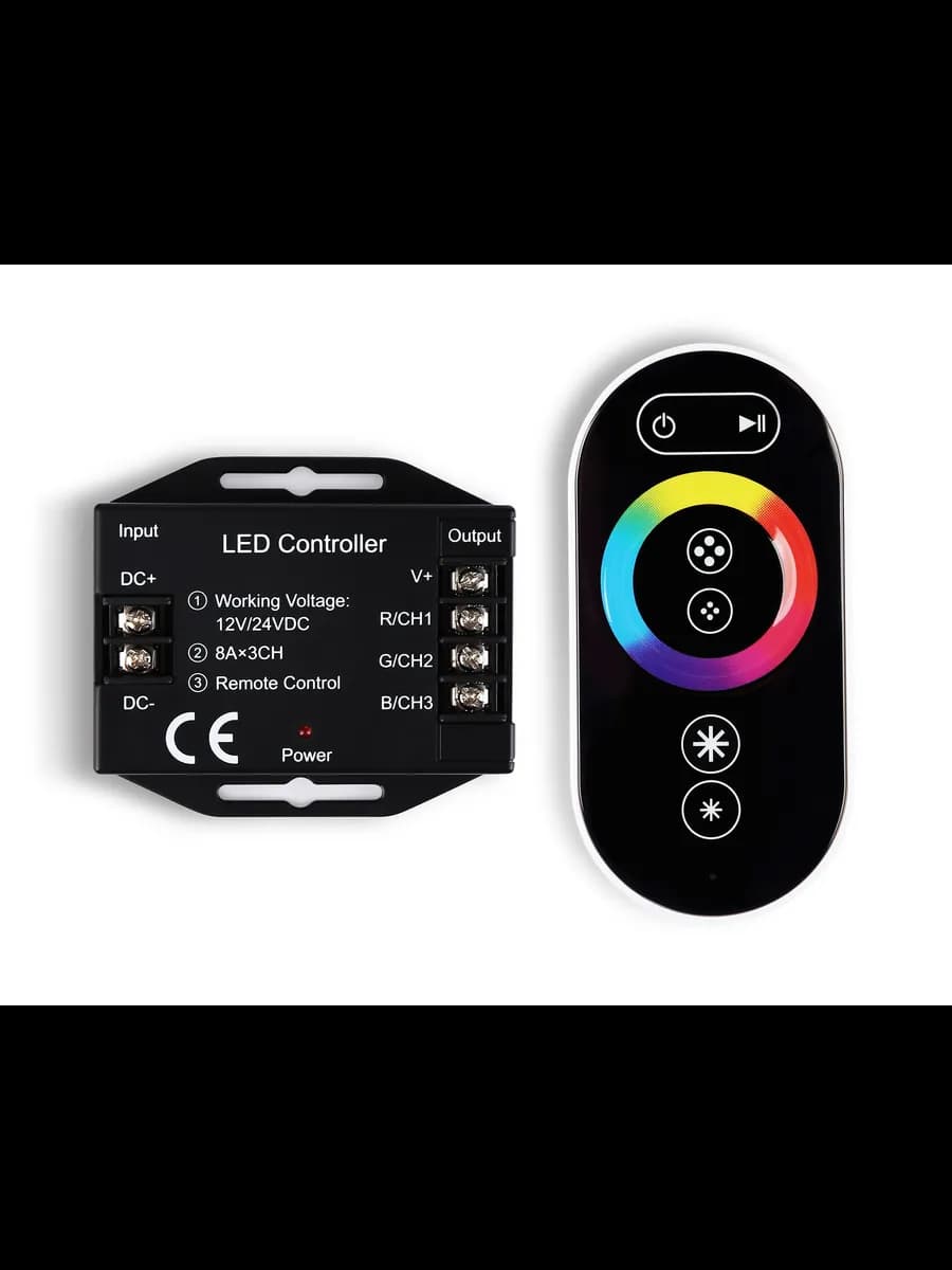 Контроллер для светодиодных лент RGB с сенсорным радио
