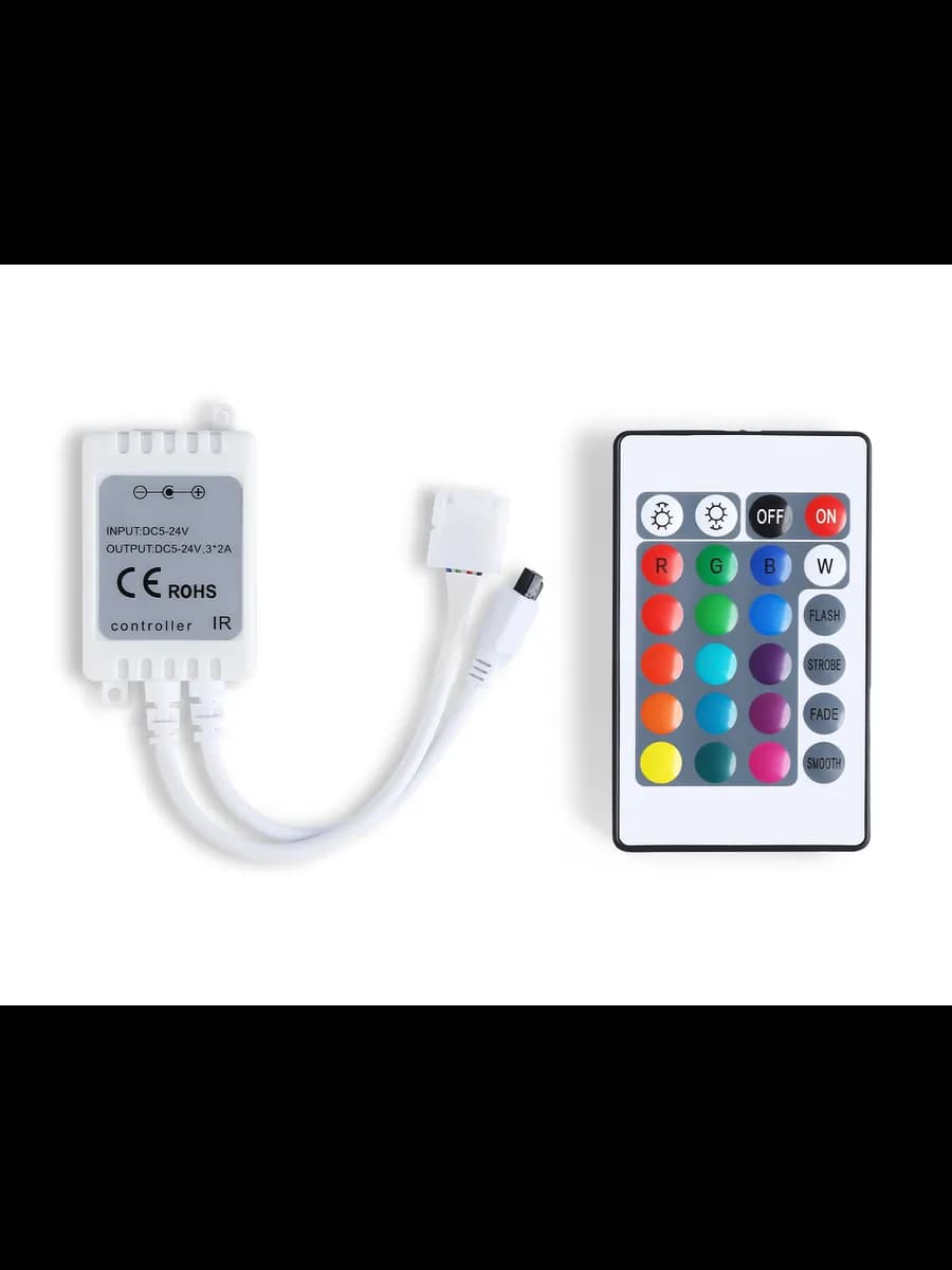 Контроллер для светодиодных лент RGB с инфракрасным пультом