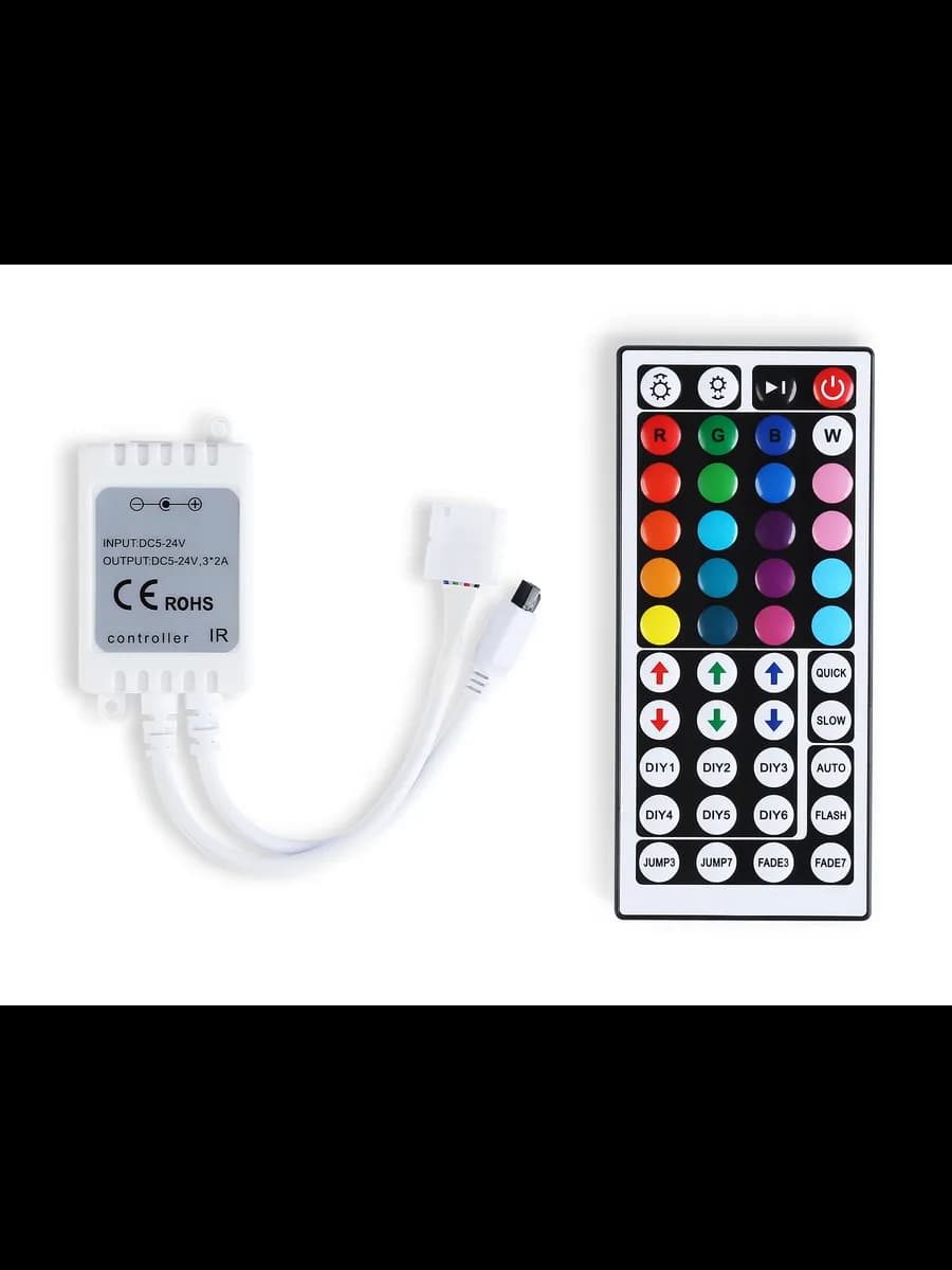 Контроллер для светодиодных лент RGB с инфракрасным пультом