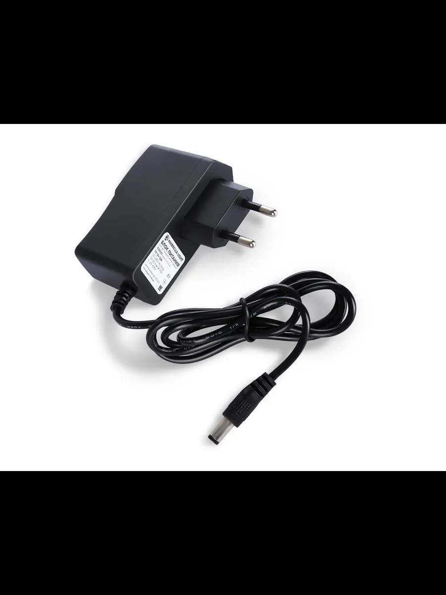 Блок питания (адаптер) для светодиодной ленты с вилкой 12V