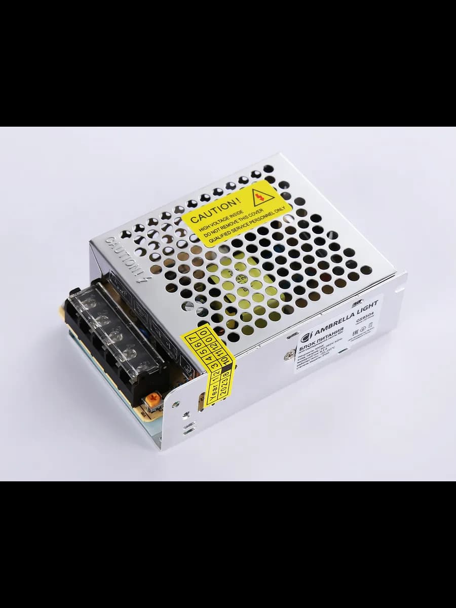 Блок питания для светодиодной ленты 12V 100W 8.3A IP20 фото 3