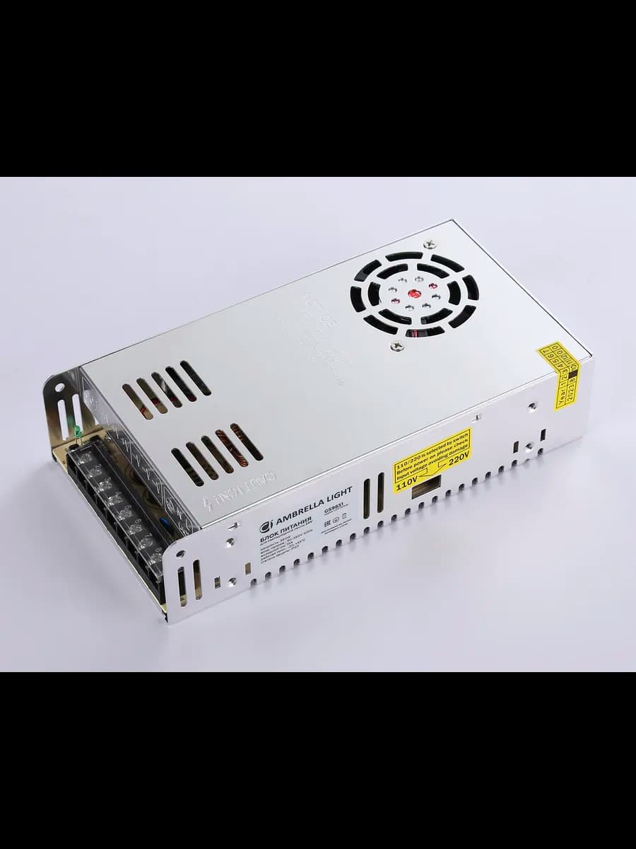 Блок питания для светодиодной ленты 24V 360W 15A IP20 фото 4