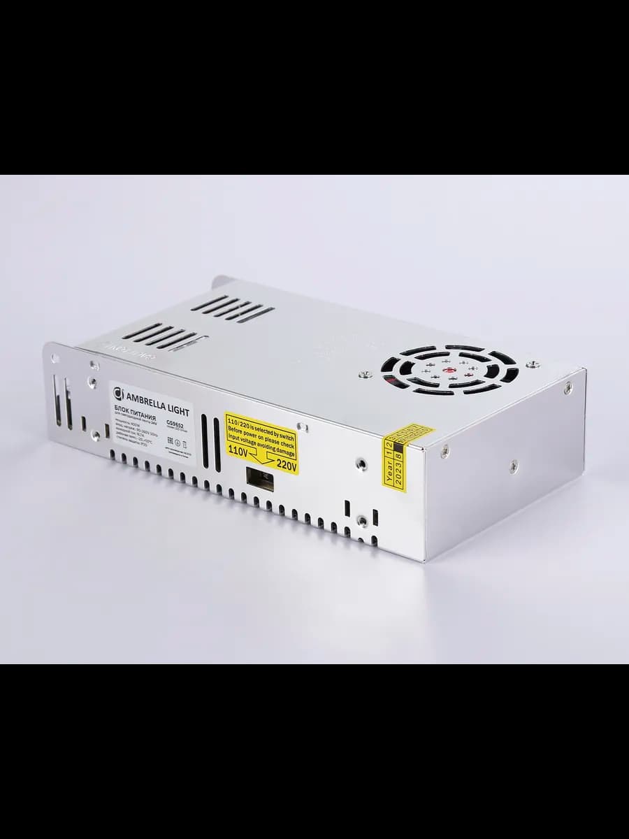 Блок питания для светодиодной ленты 24V 400W 16.7A IP20 фото 5