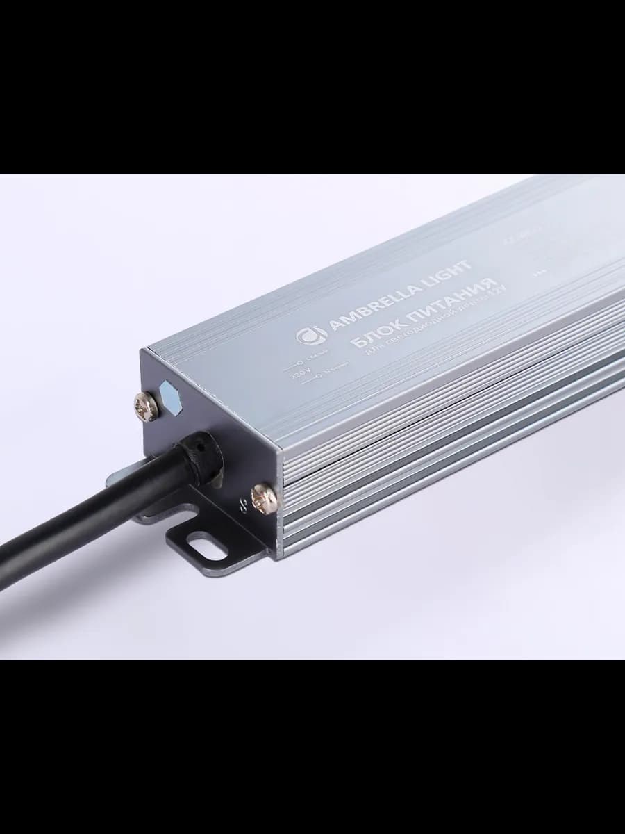 Блок питания для светодиодной ленты 12V 60W 5A IP67 110-220V фото 2