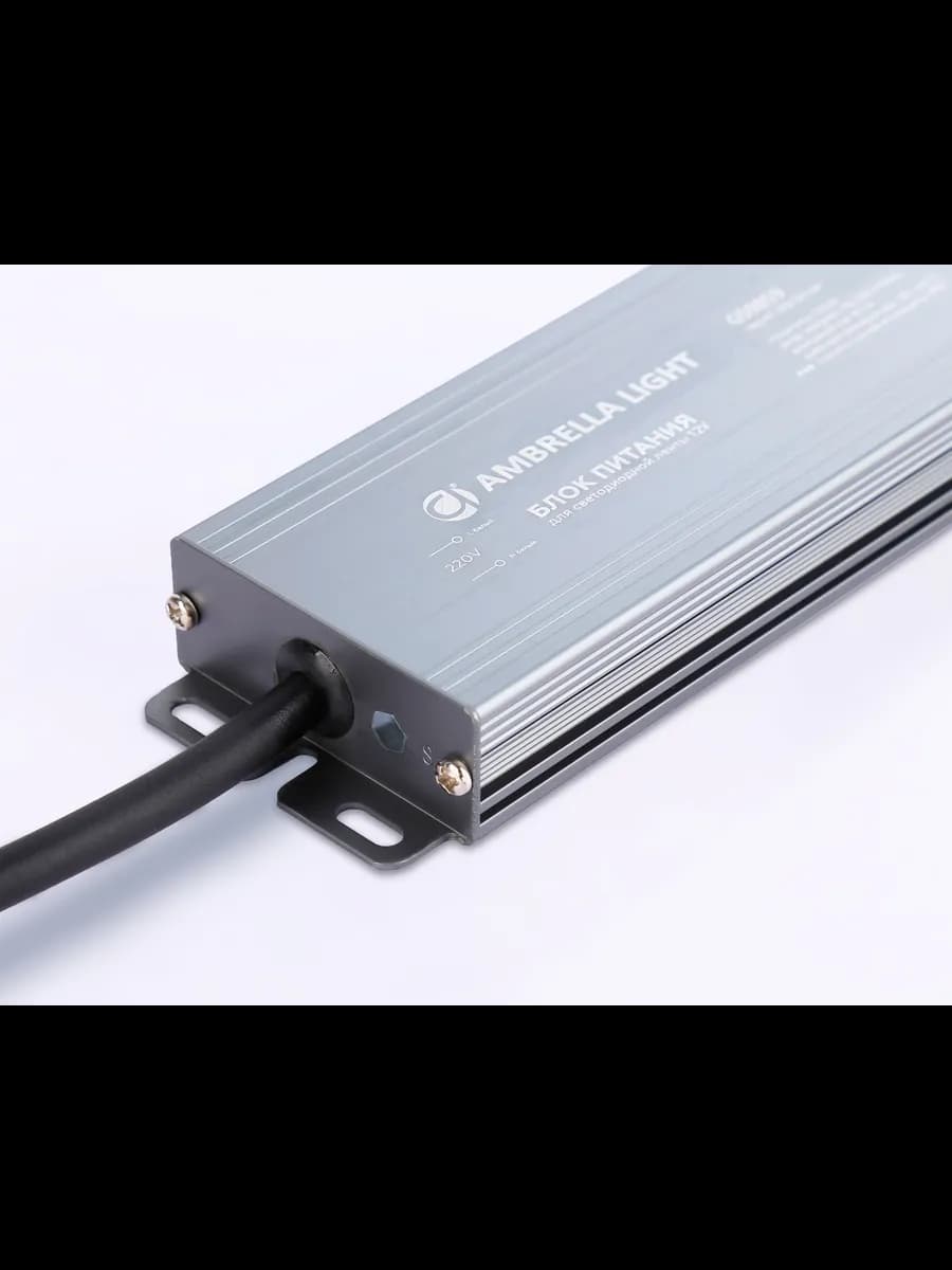 Блок питания для светодиодной ленты 12V 100W 8.3A IP67 фото 2
