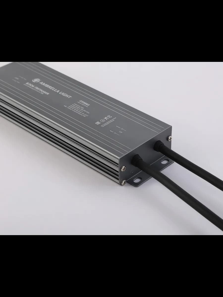 Блок питания для светодиодной ленты 12V 200W 16,7A IP67 фото 2