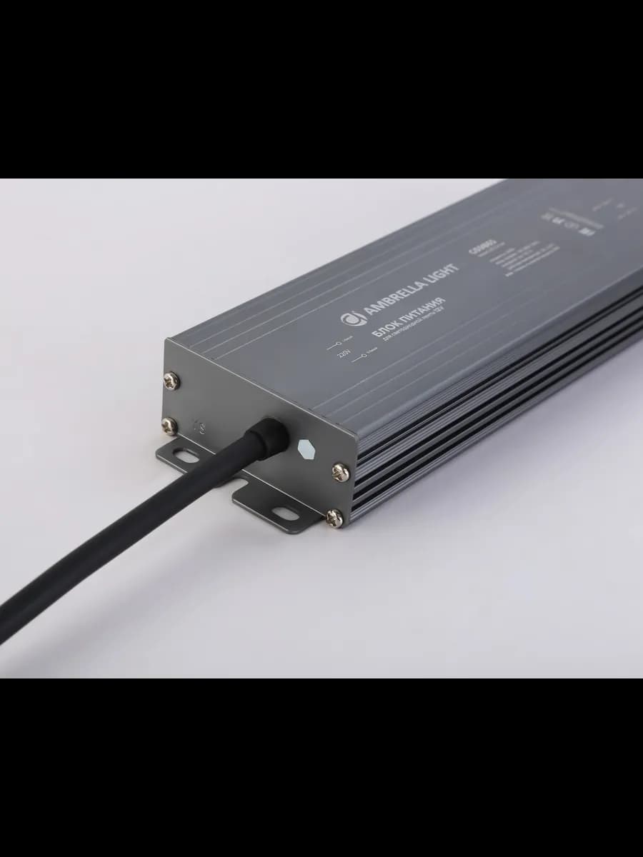 Блок питания для светодиодной ленты 12V 200W 16,7A IP67 фото 3