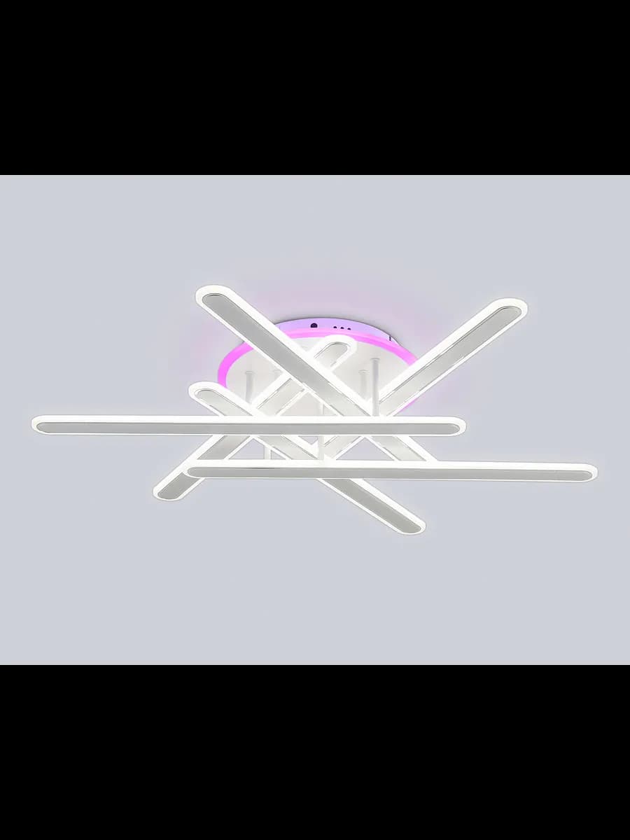 Потолочный светодиодный светильник с подсветкой RGB фото 2