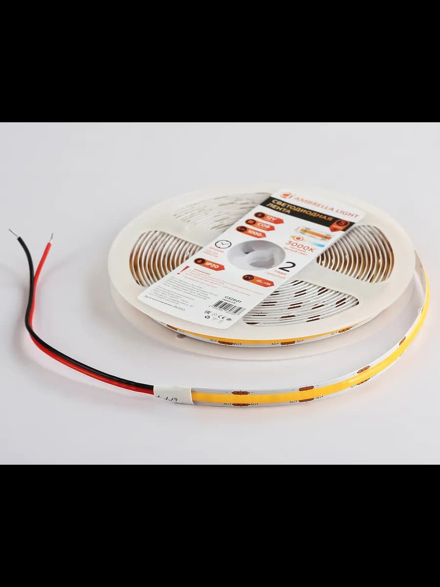Светодиодная лента Ambrella Light GS2601 COB 320Led /10W m фото 7