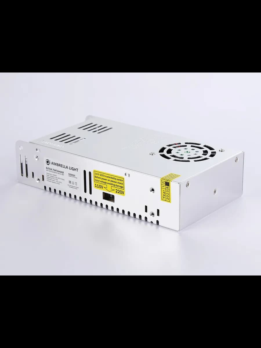 Блок питания для светодиодной ленты 12V 360W 30A IP20 фото 4