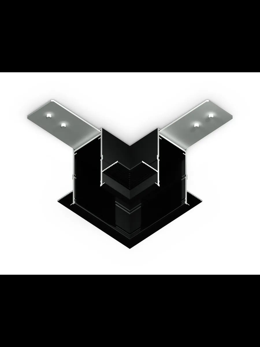 Коннектор угловой для встраиваемого шинопровода Magnetic