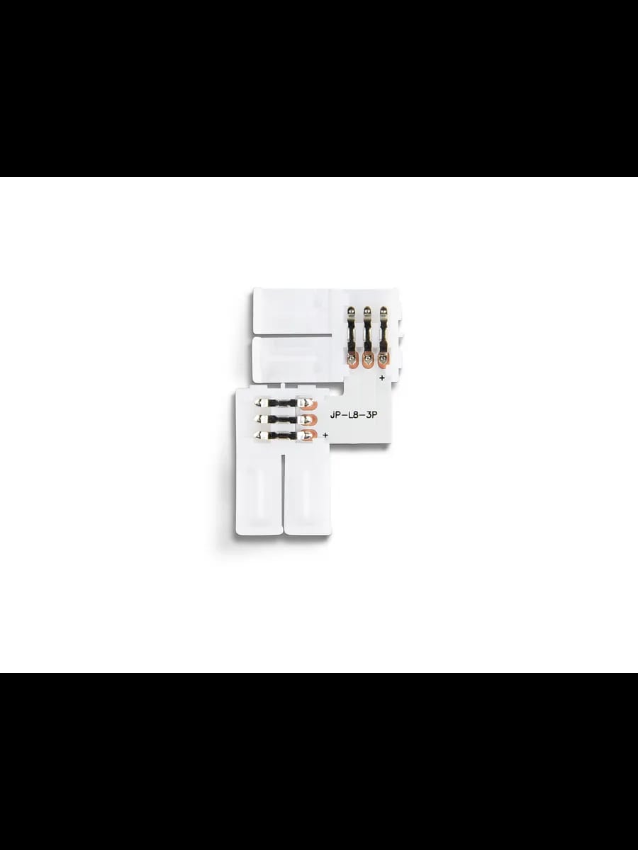 Соединитель угловой L для светодиодной ленты 2835 12/24V (3