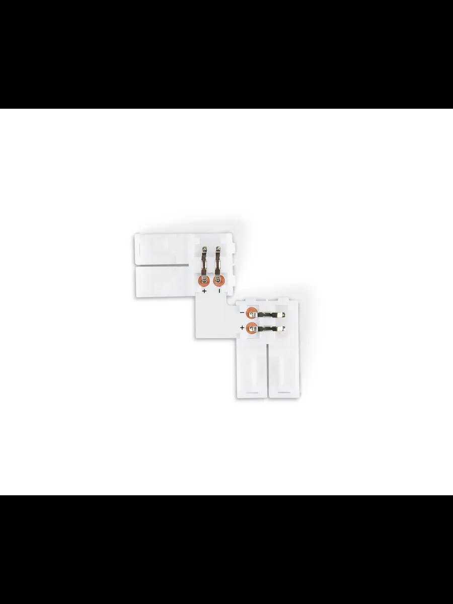 Соединитель угловой L для светодиодной ленты 2835 12/24V (2