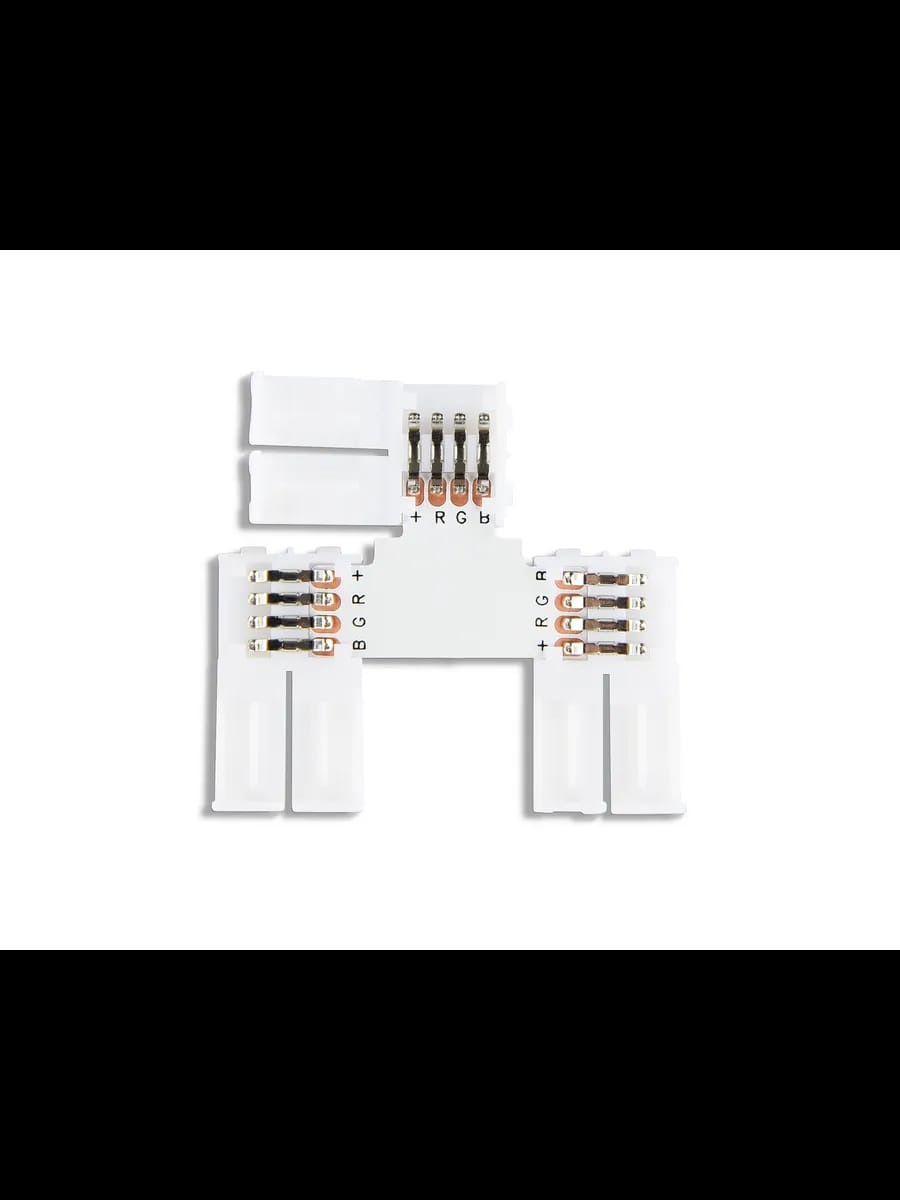 Соединитель T для светодиодной ленты 5050 12/24V (4 конт.)