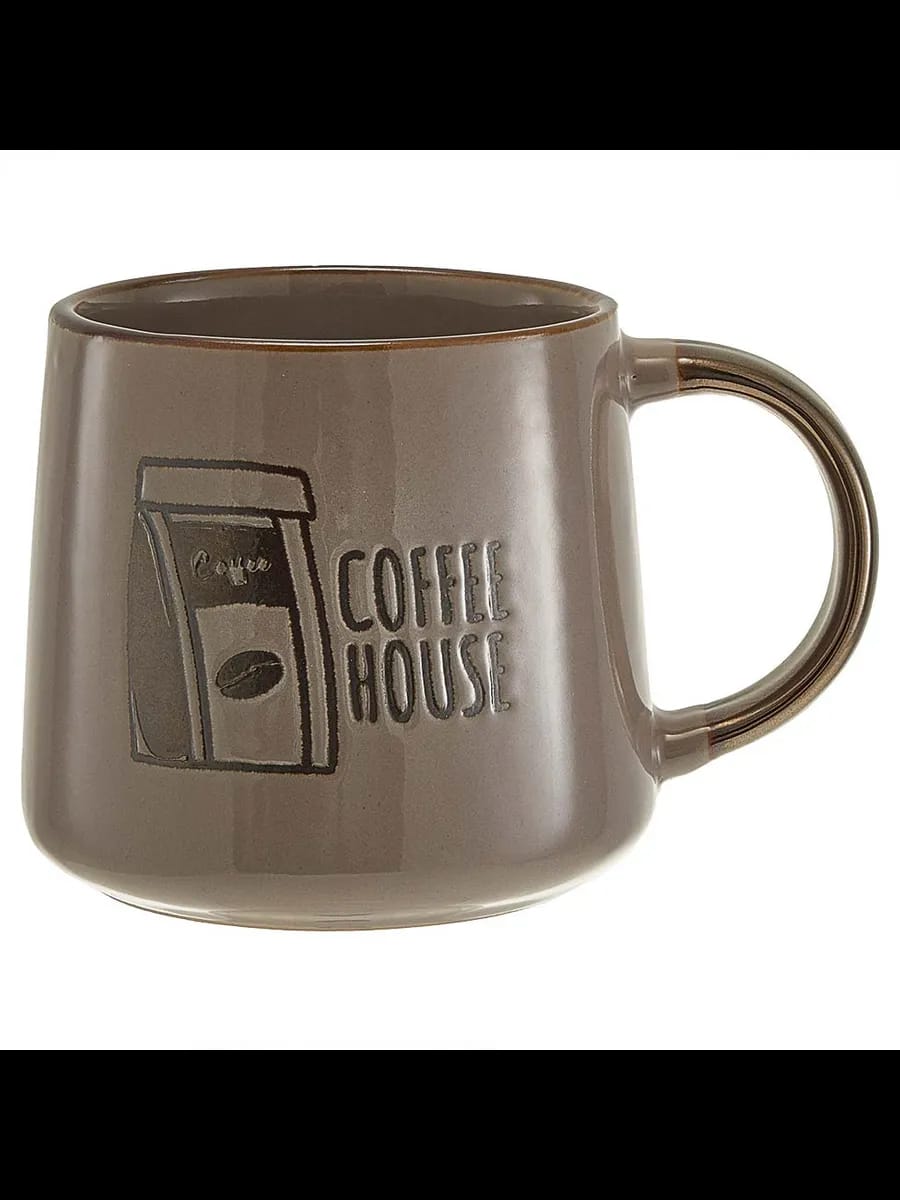 Кружки Кружка Coffee shop (350 мл) в цветной коробке, коф...