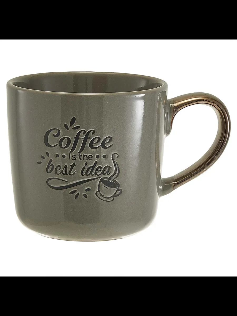 Кружки Кружка Coffee is the best idea (400 мл) в цветной...