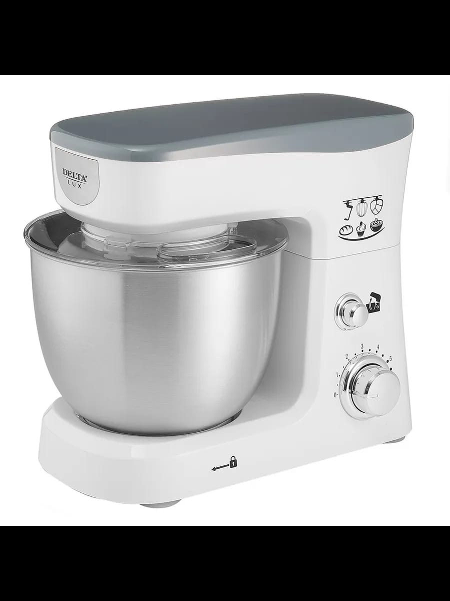 Миксеры Миксер планетарный DELTA LUX DE-7900Р белый/ белы...