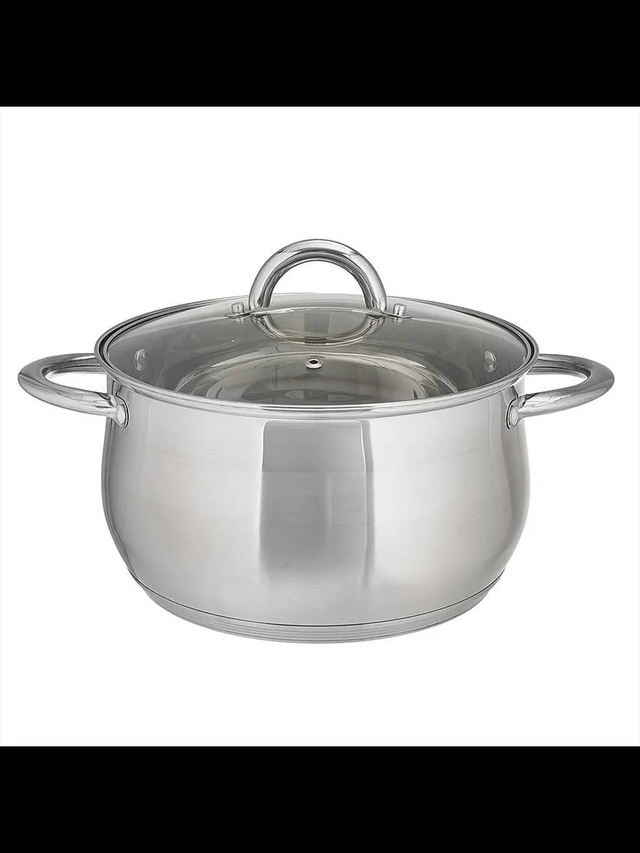 Кастрюли WEBBER BE-353/2 Кастрюля из нерж стали со стекля...