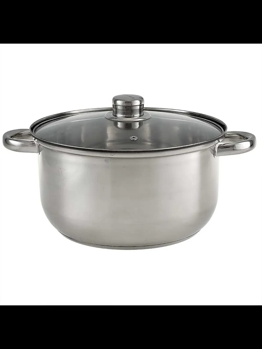 Кастрюли WEBBER BE-159/2 Кастрюля из нерж стали со стекля...