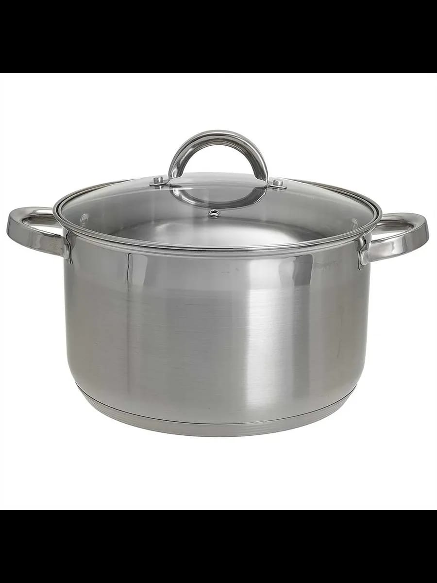 Кастрюли WEBBER BE-114/2 Кастрюля из нерж стали со стекля...